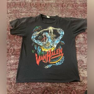 Vintage Van Halen Black Graphic T-Shirt